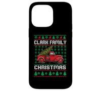 Clark Family Christmas Red Truck Personalised Funny Xmas Carcasa para iPhone 14 Pro MAX