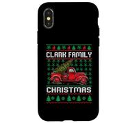 Clark Family Christmas Red Truck Personalised Funny Xmas Carcasa para iPhone X/XS