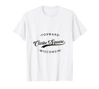 Clarke Square WI Lema estatal para Hombres y Mujeres. Camiseta