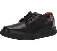 Clarks Un Abode Ease, Zapatos de Cordones Derby Hombre, Negro (Black Leather), 41 EU
