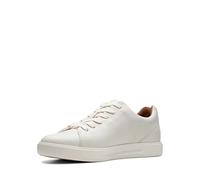 Clarks Un Costa Lace, Zapatillas Hombre, White Leather, 45 EU