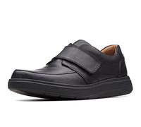 Clarks 261369868 Hombre Mocasín, Black Leather, 41.5 EU Wide