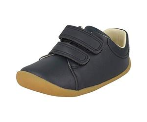 Clarks 261422866 Niños Zapatillas, Azul (Navy Leather Navy Leather), 19 EU