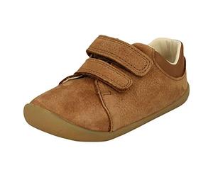 Clarks 261422906 Niños Zapatillas, Marrón (Tan Leather Tan Leather), 17.5 EU