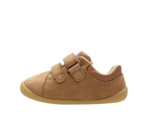 Clarks 261422907 Niñas Zapatillas, Marrón (Tan Leather Tan Leather), 21 EU