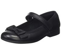 Clarks 261428496 Niñas Bailarinas, Negro (Black Leather Black Leather), 32.5 EU