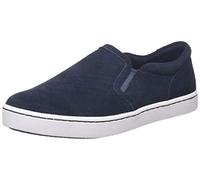 Clarks 261476194 Mujer Zapatillas sin Cordones, Azul (Navy Suede Navy Suede), 37 EU