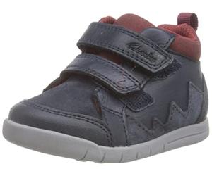 Clarks 261521887 Niños Zapatillas, Cuero Azul Marino, 21 EU