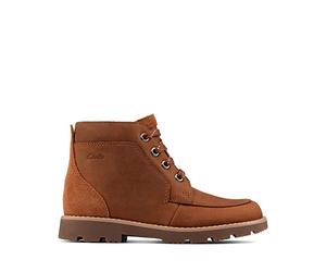 Clarks 261540887 Niños Botas modelo Chukka, Tan Leather, 30 EU