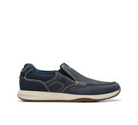 Clarks 261769767, Mocasín Plano Hombre, Navy Nubuck, 48 EU
