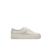 Clarks 261778174, Zapatillas Mujer, Off White Lea, 42 EU