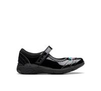Clarks 261783156, Plano Oxford, Black Pat, 33 EU