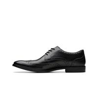 Clarks - 261784907, de los Hombres, Black Leather,