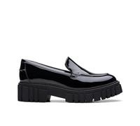 Clarks 261786824, Oxford Mujer, Black Pat, 39 EU
