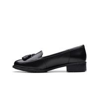Clarks - 261787034, Mocasín De Las Mujeres, Black Leather,