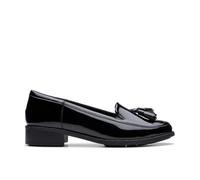 Clarks - 261787044, Mocasín De Las Mujeres, Black Leather,