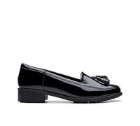 Clarks 261787044, Mocasín Mujer, Black Pat, 40 EU