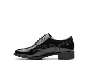 Clarks - 261787104, Zapatos Planos Mary Jane De Las Mujeres, Black Leather,