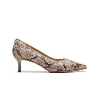 Clarks Adela Court Lea Animal Print Grysnake Talla 41