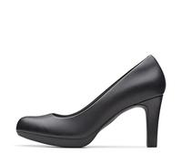 Clarks Adriel Viola, Zapatos de tacón con Punta Cerrada Mujer, Negro (Black Leather 003), 38 EU