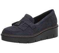 Clarks Airabell Slip, Mocassino Donna, Camoscio BLU Navy, 35.5 EU