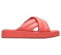 Clarks Alda Glide, Sandalias deslizantes Mujer, Coral Leather, 41 EU