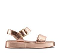 Clarks Alda Strap, Sandalia Mujer, Copper Metallic, 41.5 EU
