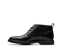 Clarks Aldwin, Botas Modelo Chukka Hombre, Piel Negra, 46.5 EU