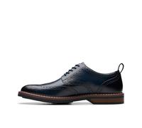 Clarks Aldwin Limit, Hombre, Azul Marino (Navy Leather), 42.5 EU