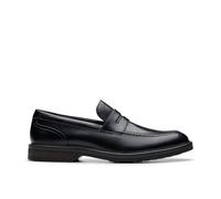 Clarks Aldwin Step para Hombre, Piel Negra, 46 EU
