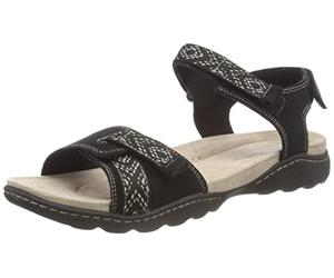 Clarks Amanda Sprint, Sandalias deportivas Mujer, Black Sde, 41.5 EU