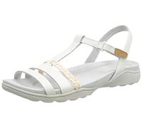 Clarks Amanda Tealite, Sandalias Deportivas Mujer, Piel Blanca, 39.5 EU