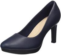 Clarks Ambyr Joy, Bomba Mujer, Navy Leather, 36 EU