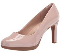 Clarks Ambyr Joy, Bomba Mujer, Dusty Rose Barniz plástico, 41 EU