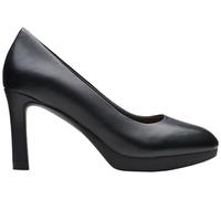 Clarks Ambyr2 Braley, Bomba Mujer, Piel Negra, 36 EU