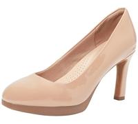Clarks Ambyr2 BraleyPump para Mujer, Patente de praliné, 38 EU