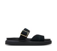 Clarks - Aristella Mule, Sandalia De las mujeres, Black Sde,