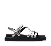 Clarks - Aristella Rose, Sandalia De las mujeres, Silver Metallic,