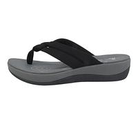 Clarks Arla Kaylie, Chanclas Mujer, Black Textile, 40 EU