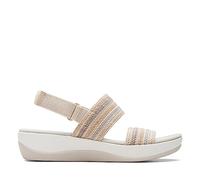 Clarks Arla Stroll, Sandalias Planas Mujer, Beige Combi, 41 EU