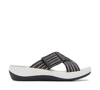 Clarks Arla Wave, Sandalias deslizantes Mujer, Black Combi, 37 EU