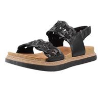 Clarks - Arwell Glide, Sandalia De las mujeres, Black Combi,