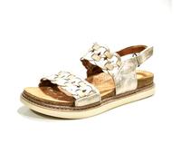 Clarks - Arwell Glide, Sandalia De las mujeres, Metallic Combi,