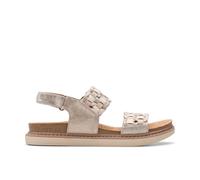 Clarks - Arwell Glide, Sandalia De las mujeres, Metallic Combi,