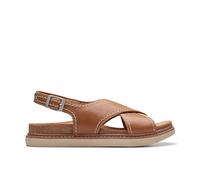 Clarks Arwell Sling, Sandalia Mujer, marrón (Tan Leather), 41 EU