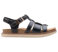 Clarks Arwell Sun, Sandalia Mujer, Black Leather, 35.5 EU