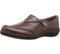 Clarks Ashland Lane Q, Mocasín Mujer, Redwood, 38 EU Estrecho