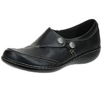 Clarks Ashland Lane, Mocasín Mujer, Rojo Redwood, 40 EU Ancho