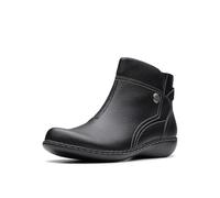 Clarks Ashland Mabel - Botines para mujer, Negro caído, 9 UK Wide