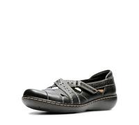 Clarks Ashland Spin Q Mocasines sin Cordones para Mujer, Negro -, 7 Wide 37.5 EU